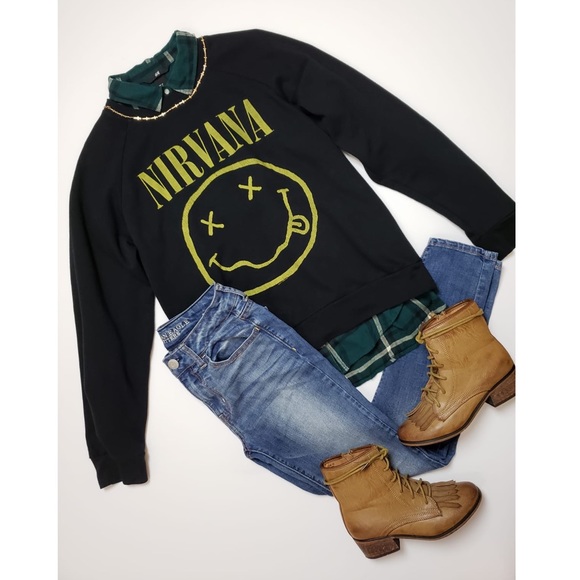 Forever 21 Sweaters - Nirvana Crewneck Sweatshirt